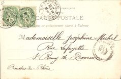CPA Roquefavour Depuis la Gare au Pont