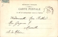 CPA Roquefavour Depuis la Gare au Pont