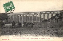 CPA Environs d'Aix en Provence Pont Aqueduc de Roquefavour 