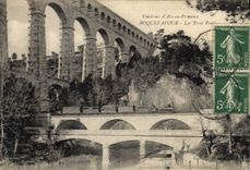 CPA Environs d'Aix en Provence Roquefavour Les Trois Ponts 
