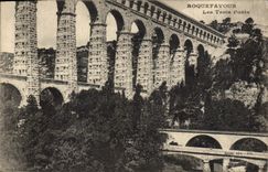 CPA Roquefavour Les Trois Ponts 