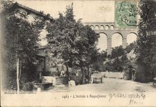 CPA L'Arrivee a Roquefavour 