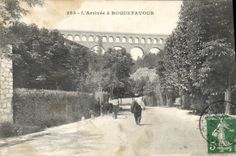 CPA L'Arrivee a Roquefavour 