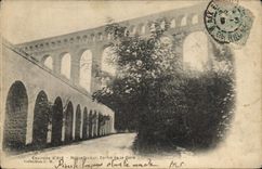 CPA Environs d'Aix Roquefavour Sortie de la Gare 