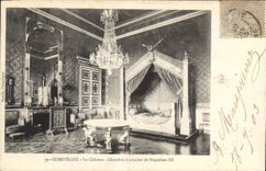 CPA Compiegne Le Chateau Chambre a Coucher de Napoleon III 