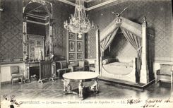 CPA Compiegne Le Chateau Chambre a Coucher de Napoleon 