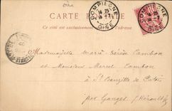 CPA Chateau de Compiegne Cote du Parc 