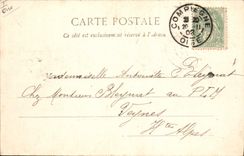 CPA Compiegne Le Chateau vue du Parc 