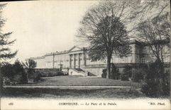 CPA Compiegne Le Parc et le Palais 