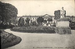 CPA Palais de Compiegne Cote du Parc 