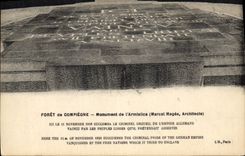 CPA Foret de Compiegne Monument de l'Armistice Marcel Mages Architecte 