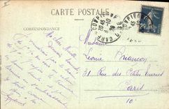 CPA Compiegne L'Entree du Chateau de Royallieu 