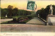 CPA Compiegne Le Chateau La Plate Bande 