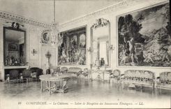 CPA Compiegne Le Chateau Salon de Reception des Souverains Etragers 