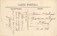 CPA Compiegne Panorama du Chateau pris de l'Eglise Saint Jacques 