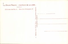 CPA Chateau de Blois Facade Francois 