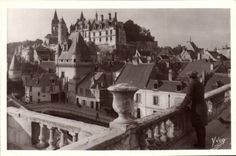 CPA Chateau de Loches Le Chateau Royal et la Porte des Cordeliers 