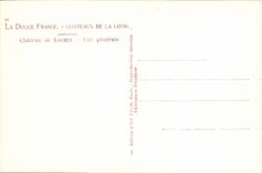 CPA Chateau de Loches Vue generale 