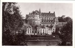 CPA Chateau d'Amboise vu des bords de la Lotte 