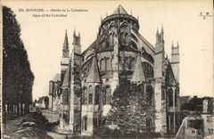 CPA Bourges Abside de la Cathedrale 
