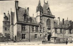 CPA Bourges Facade du Palais Jacques Coeur 