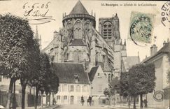 CPA Bourges Abside de la Cathedrale 
