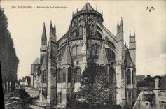 CPA Bourges Abside de la Cathedrale 