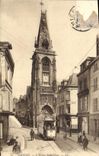 CPA Amiens L'Eglise Saint Leu Tramway