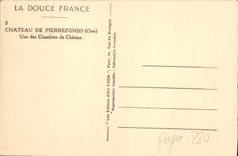 CPA Chateau de Pierrefonds Oise Une des Chambres du Chateau 