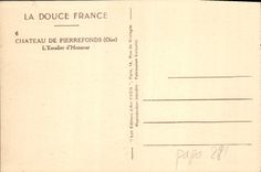 CPA Chateau de Pierrefonds Oise L'Escalier d'Honneur 