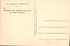 CPA Chateau de Pierrefonds Oise La Chambre du Seigneur 