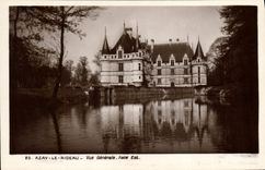 CPA Azay le Rideau Vue Generale Face Est 