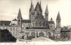 CPA Caen L'Abside de Saint Etienne 