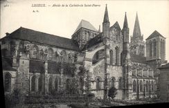 CPA Lisieux Abside de la Cathedrale Saint Pierre 
