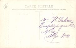 CPA Tarascon chateau dit du Roi Rene Cote de la Ville dont la construction fut commencee le 27 Novem