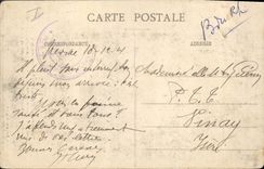 CPA Tarascon Chateau dit du roi Rene Cote de la Ville dont la construction fut commencee le 27 Novem