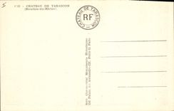 CPA Chateau de Tarascon Bouches du Rhone 
