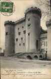 CPA Tarascon Chateau du Roi Rene il fut commencee en 1400 sous la regne de Louis II Comte de Provenc