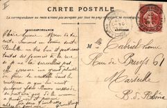 CPA Tarascon chateau dit du roi Rene Cote de Rhone dont la construction fut commencee le 27 Novembre