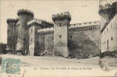CPA Tarascon vue d'ensemble du Chateau du Roi Rene 