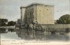 CPA Tarascon le Chateau vu du Cote du Rhone 