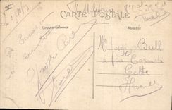 CPA Tarascon Chateau di du Roi Rene Cote de la ville dont la construction fut commencee le 26 Novemb