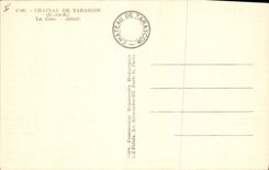 CPA Chateau de Tarascon B du R la Cour detail 