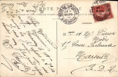 CPA Tarascon Chateau di du Roi Rene Cote de la Ville dont la construction fut commencee le 27 Novemb