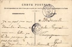 CPA Tarascon Chateau dit du Roi Rene Cote de la Ville dont la construction fut commencee le 27 Novem