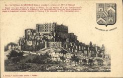 CPA Le Chateau de Grignan dans sa Grandeur au temps de Mme de Sevigne Facade Sud sous Francois Ier f