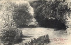 CPA Grignan Rochecourbiere Promenade Favorite de Mme de Sevigne l'Escalier la Grotte 