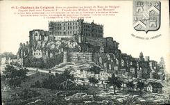 CPA Le Chateau de Grignan dans sa grandeur au temps de Mme de Ssevigne facade sud ous Francois Ier F
