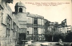 CPA Grignan le Chateau restaure deuxieme cour d'Honneur facade Carcassonne tour du veilleur d'Armes 