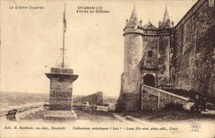 CPA La Drome Illustree Grignan entree du chateau 